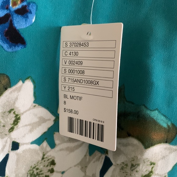 Anthropologie Corey Lynn Calter Blue Paeonia Dress - Picture 7 of 7